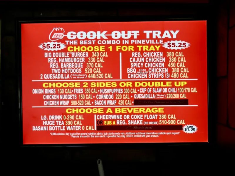 Cookout Tray Price